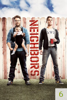 Poster for Neighbors with a rating of 6.