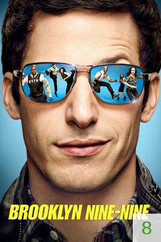 Poster for Brooklyn Nine-Nine with a rating of 8.