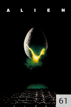 Poster van Alien met 61 beoordelingen.