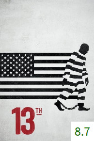 Poster for 13th with an average rating of 8.7.