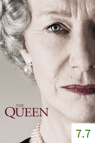 Poster van The Queen met een gemiddelde beoordeling van 7.7.