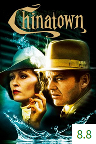Poster for Chinatown with an average rating of 8.8.