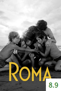 Poster for Roma with an average rating of 8.6.