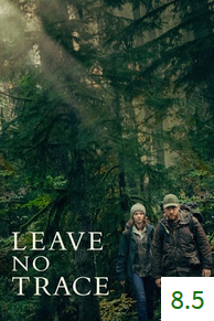 Poster for Leave No Trace with an average rating of 8.5.