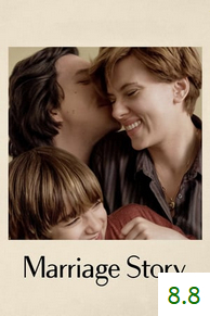 Poster van Marriage Story met een gemiddelde beoordeling van 8.8.
