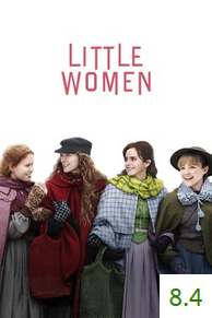 Poster for Little Women with an average rating of 8.4.
